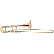 XO XO1240RLT - Trombone basse, Pavillon cuivre rose, Open Wrap, double Thayer
