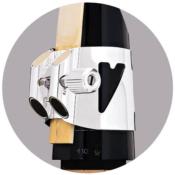 Vandoren Optimum LC03P Ligature avec couvre-bec plastique pour clarinette alto