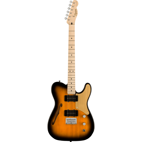 Squier Cabronita Telecaster Thinline 2 colors sunburst Touche érable