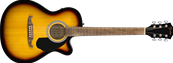 FA-135CE Concert, Walnut Fingerboard, Sunburst