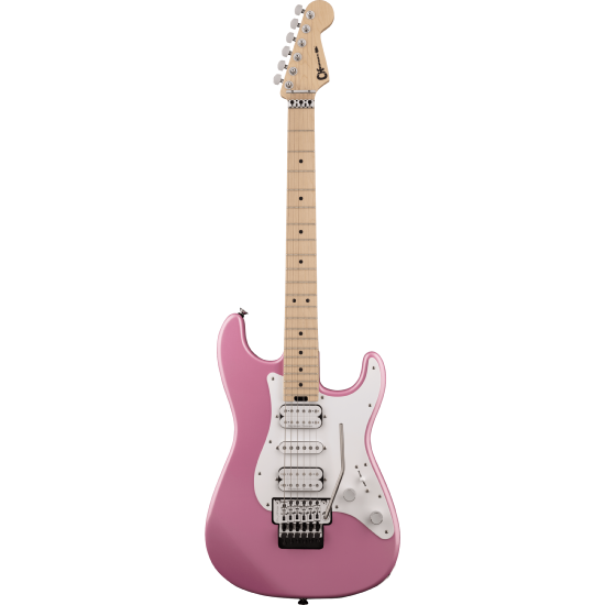 ---DISCONTINUE---Pro-Mod So-Cal Style 1 HSH FR M, Maple Fingerboard, Platinum Pink