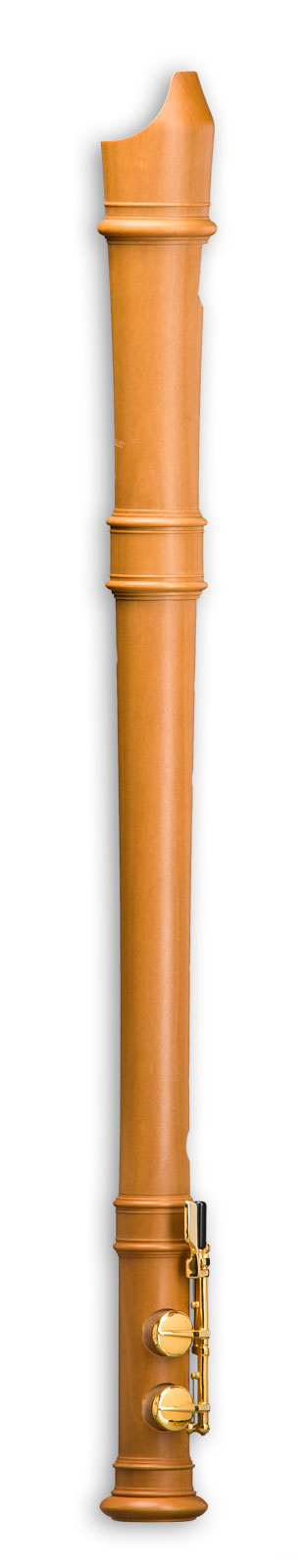 Mollenhauer 5926 Flûte à bec alto moderne avec patte de fa poirier