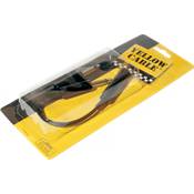 Yellow Cable B2M - Cable Audio 2 Jacks Mono Mâle/1 Jack Mono Femelle