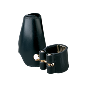 Vandoren Cuir LC28L - ligature et couvre-bec cuir saxophone ténor