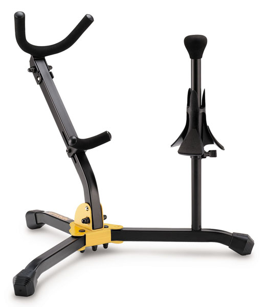 Hercules DS533BB - Support pliable pour saxophone alto ou ténor et soprano