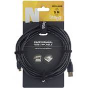 Stagg NCC5UAUCB - Câble Oridnateur Micro-USB B / USB A - 5M