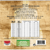 Savarez jeux de 12 cordes pour guitare folk 10-47