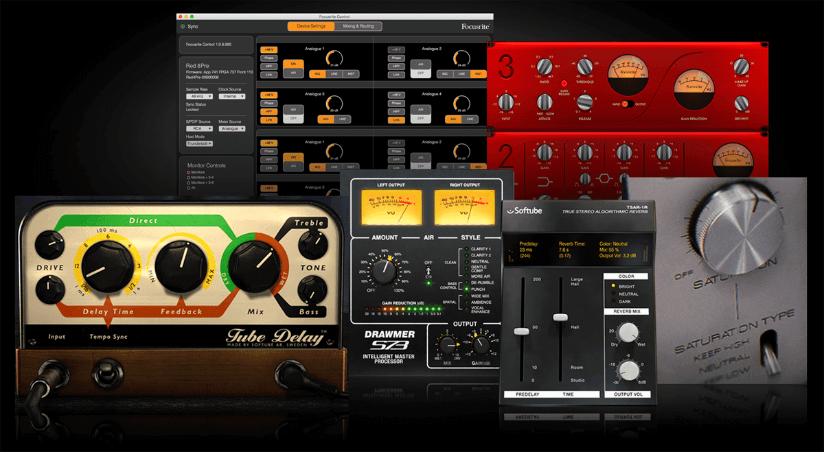 Focusrite RED-8PRE - interface thunderbolt 64 in / 64 out