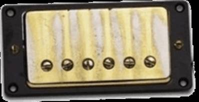 micro guitare electrique seymour duncan antiquity hb, chevalet, gold
