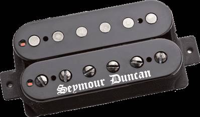 micro guitare electrique seymour duncan black winter, 7c, chevalet, noir