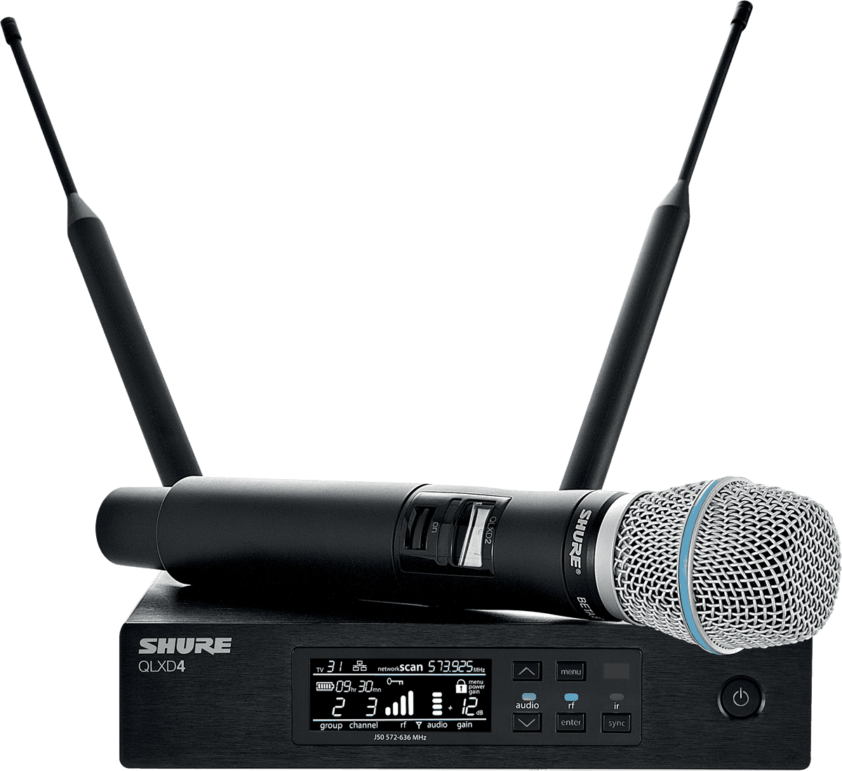 Shure QLXD24-B87C-K51 - syst hf simple main beta87c