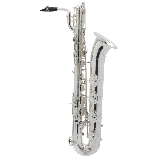 Selmer Super Action 80 série II argenté gravé - Saxophone baryton avec étui et bec complet