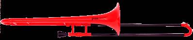 Coolwind CTB-100RD - Trombone ténor simple en Sib - plastique rouge  ---  DISCONTINUE  ---