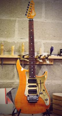 --- DISCONTINUE ---Assiette à motifs bleue