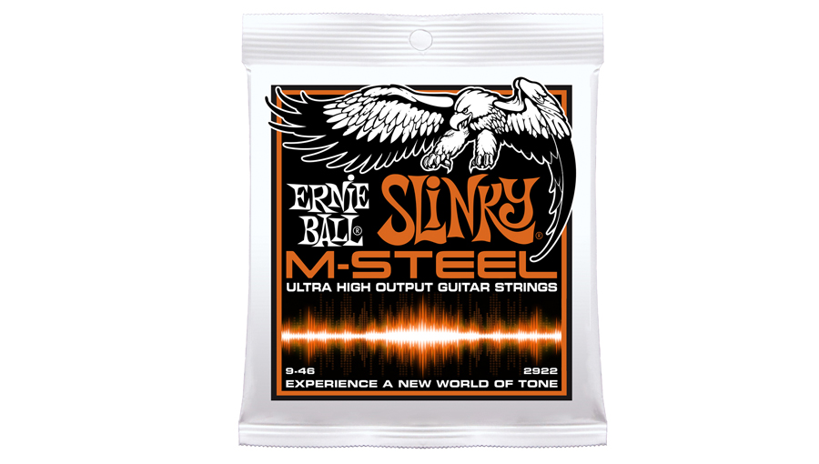Ernie Ball 2922 Cordes guitare électriques M-Steel hybrid slinky 9-46