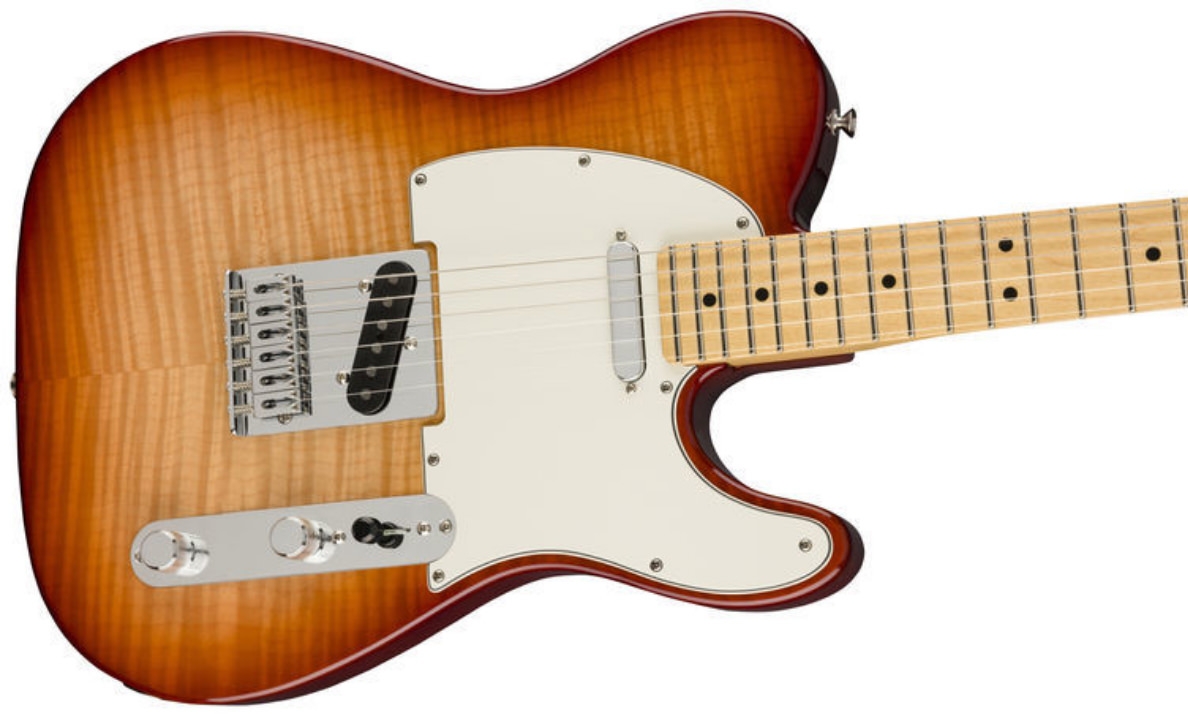 Fender Telecaster Player Plus Top Sienna Sunburst Maple Neck - Edition Limitée