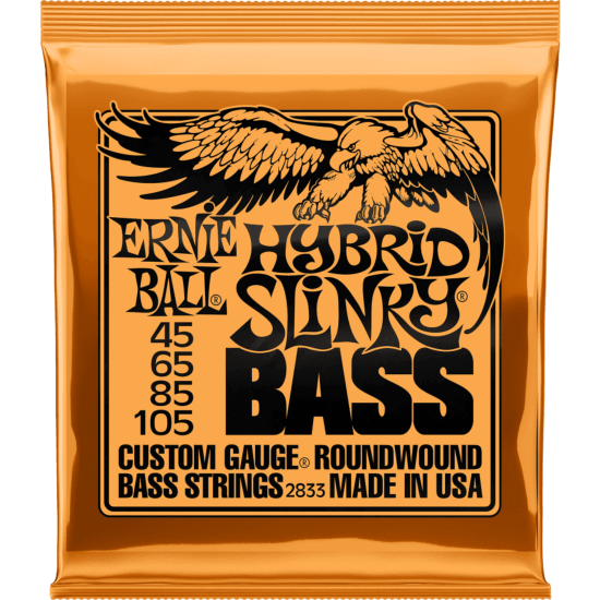 Cordes Basse Electrique Ernie Ball 45-105 Hybrid Slinky