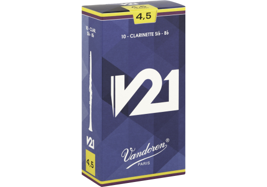 Vandoren CR8045 - V21 force 4.5 - anches clarinette Sib - boite de 10