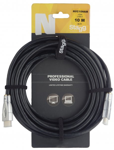 Stagg NCC5UAUNA - Câble Ordinateur Mini-USB A / USB A - 5M