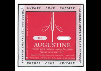 Augustine ROUGE3-SOL - Corde Guitare Classique Serie Standard 3ème Sol Nylon Rouge