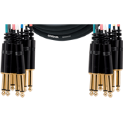 --- DISCONTINUE ---Cordial CML8-0PP5C - multipaire mono rean 8x jacks m/8x jacks m 5m