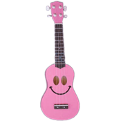 Mahalo U-SMILE-PK - ukulélé rose smile housse