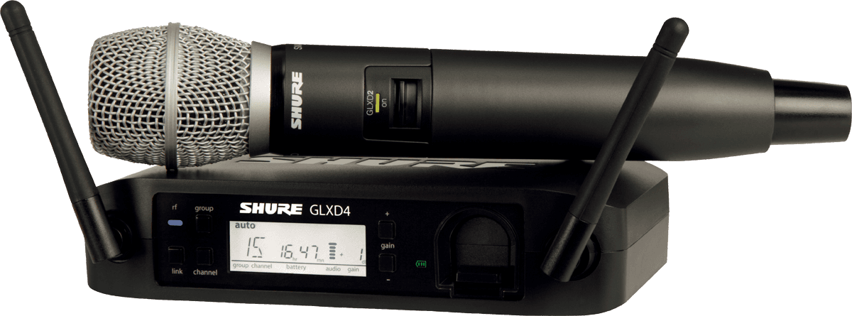 --- DISCONTINUE ---Shure GLXD24E-SM86-Z2 - syst hf main sm86 2.4ghz