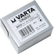 Varta EVA-CR2032 - pack 10 piles bouton cr2032