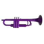 Jiggs Pbone pTrumpet - Trompette Sib en plastique violet avec housse et 2 embouchures