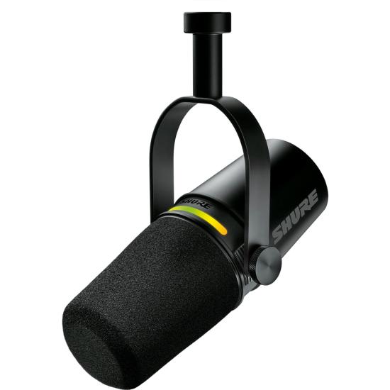 micros numeriques shure micro numérique podcast noir