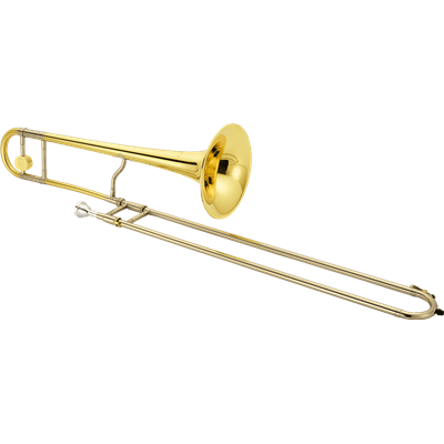XO XO1634LT - Trombone Jazz simple Sib, pavillon laiton verni or, coulisse légère