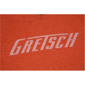 --- DISCONTINUE ---Gretsch Logo T-shirt Heather ORANGE S