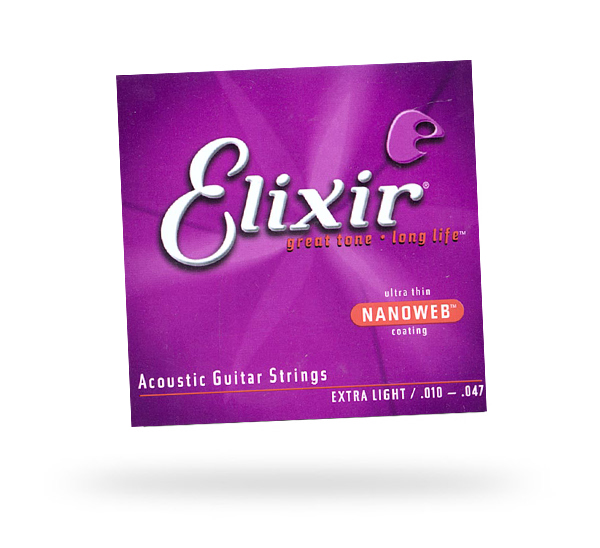Elixir 11102 - Jeu de Cordes acoustiques Nanoweb 13-56