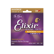 Elixir 16002 - Jeu de Cordes Guitare Acoustique Extra Light 10-47