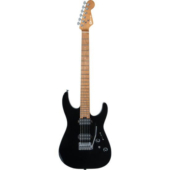 ---DISCONTINUE---Pro-Mod DK24 HH 2PT CM, Caramelized Maple Fingerboard, Gloss Black