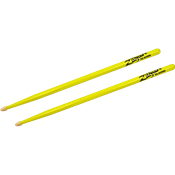 Zildjian 5ACWDGY > Baguettes de batterie 5A Acorn neon jaune