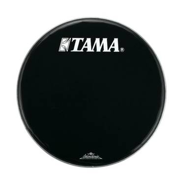 Tama BK22BMTT - peau de résonnance noire 22 logo Tama Starclassic