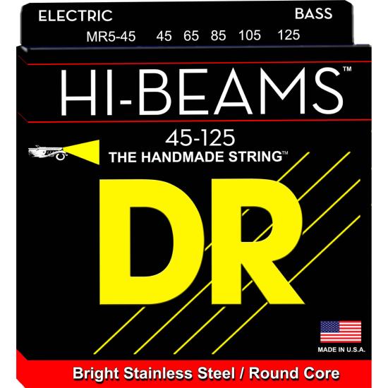 Cordes basse électrique DR Hi-Beams 45-125