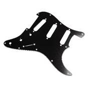 Yellow Parts EZ1100B Pickguard Startocaster 3 Micros - Noir