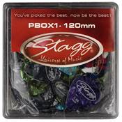 Stagg PBOX1-120 - Boite de 100 mediators celluoides 1.20 mm