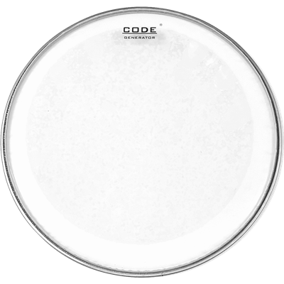 Code Drumheads Peau generator clear tom 13