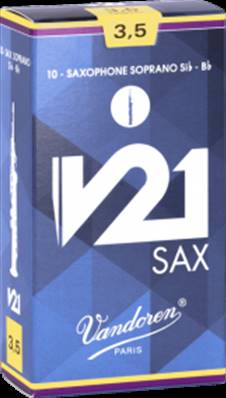 Vandoren SR8035 - V21 force 3,5 - anches saxophone soprano - boite de 10