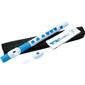 Nuvo TOOT - Flûte traversière en plastique blanche et bleue