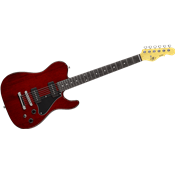 --- DISCONTINUE ---G&L TASJR2-TRD-R - trans red / palissandre