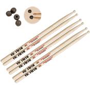 --- DISCONTINUE ---Vic Firth PSD1-UPT - pack 3 paires sd1 practice tips