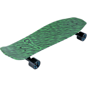 --- DISCONTINUE ---Skateboard Charvel neon Green bengal stripe by Aluminati