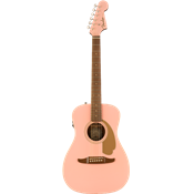 Guitare electro-acoustique Fender Malibu Player Shell Pink