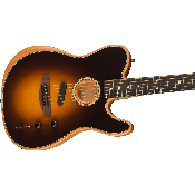 Fender Acoustasonic Player Shadow Burst Touche Palissandre - Guitare électrique - électro-acoustique avec Gig Bag Fender