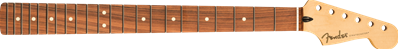 Sub-Sonic Baritone Stratocaster Neck, 22 Medium Jumbo Frets, Pau Ferro