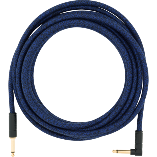 Festival Instrument Cable, Straight/Angle, 18.6', Pure Hemp, Blue Dream